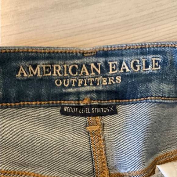 American Eagle Outfitters Blue Mini Skirt Casual - Picture 2 of 4